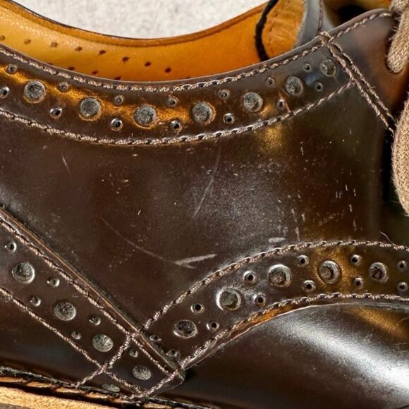 Sperry Mens Oxford Wingtip Shoes Top Sider Gold Cup Bellingham Size 7.5M Loafers main image 4